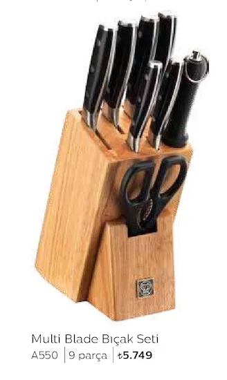 Multi Blade Bıçak Seti A550 9 Parça