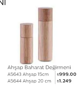 Ahşap Baharat Değirmeni