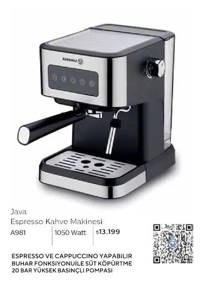 Java Espresso Kahve Makinesi A981