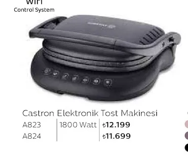 Castron Elektronik Tost Makinesi