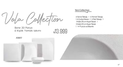 Bone 30 Parça 6 Kişilik Yemek Takımı