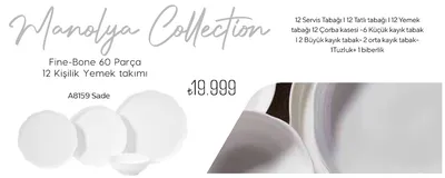 Fine-Bone 60 Parça 12 Kişilik Yemek Takımı