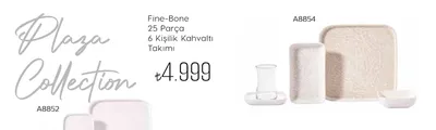 Fine-Bone 25 Parça 6 Kişilik Kahvaltı Takımı