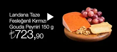 Landana Taze Fesleğenli Kırmızı Gouda Peyniri 150 G