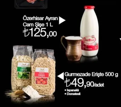 Özerhisar Ayran Cam Şişe 1 L