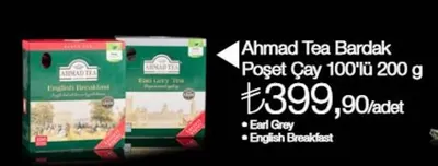 Ahmad Tea Bardak Poşet Çay 100'Lü 200 G