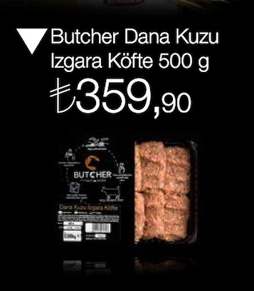 Butcher Dana Kuzu Izgara Köfte 500 G