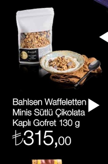 Bahlsen Waffeletten Minis Sütlü Çikolata Kaplı Gofret 130 G
