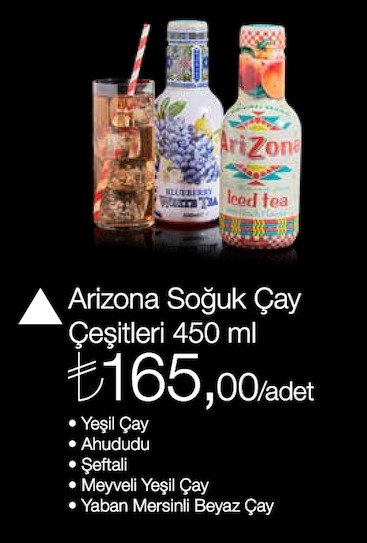 Arizona Soğuk Çay Çeşitleri 450 Ml