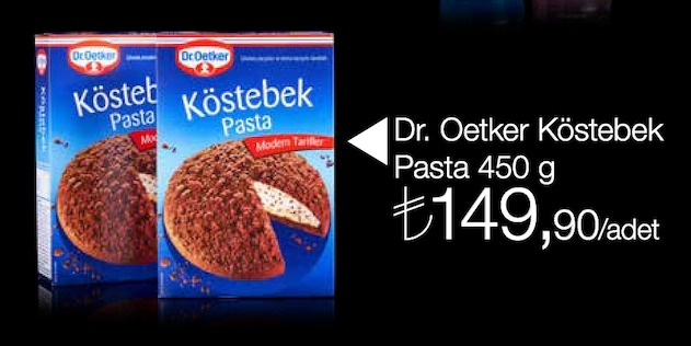 Dr. Oetker Köstebek Pasta 450 G
