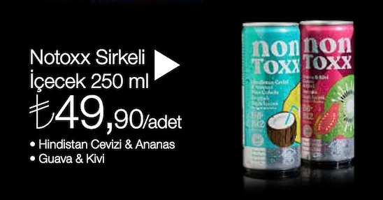 Notoxx Sirkeli İçecek 250 Ml