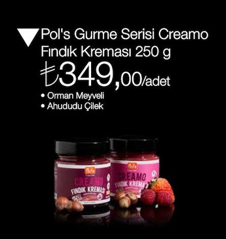 Pol'S Gurme Serisi Creamo Fındık Kreması 250G