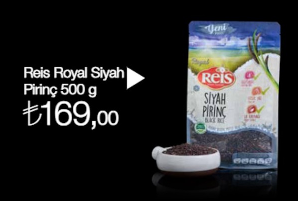 Reis Royal Siyah Pirinç 500G