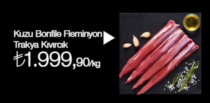 Kuzu Bonfile Fileminyon Trakya Kıvırcık 1.999,90/Kg