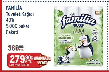 Familia Tuvalet Kağıdı 40'Lı