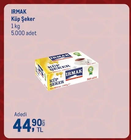 Irmak Küp Şeker 1 Kg