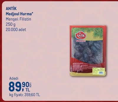 Antik Medjoul Hurma 250 G