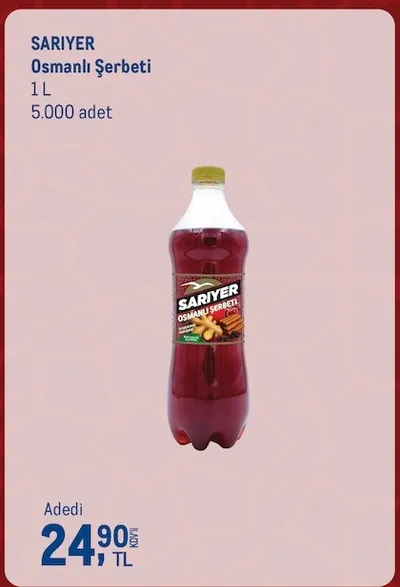 Sariyer Osmanlı Şerbeti 1 L