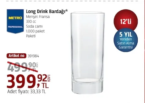 Long Drink Bardağı