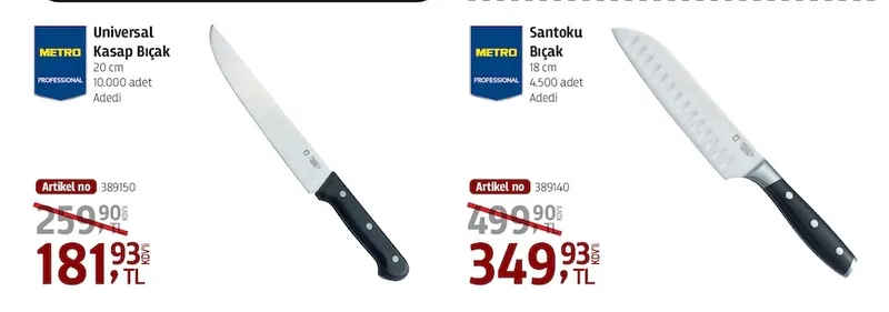 Universal Kasap Bıçak 20 Cm