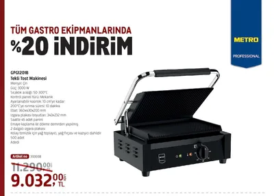 Gpgi201B Tekli Tost Makinesi