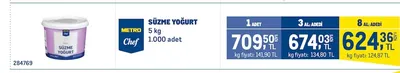 Metro Chef Süzme Yoğurt 5 Kg