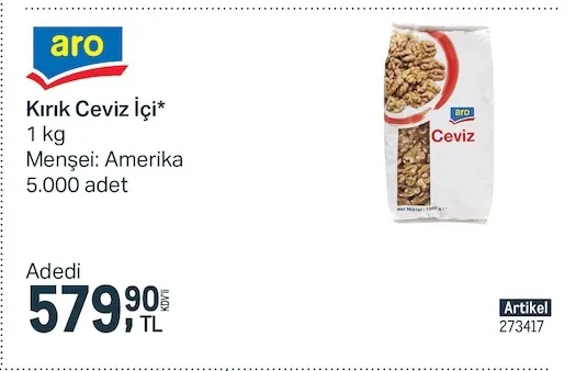 Aro Kırık Ceviz İçi* 1 Kg
