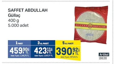 Saffet Abdullah Güllaç 400 G