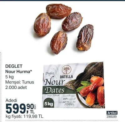 Deglet Nour Hurma* 5 Kg