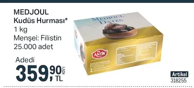 Medjoul Kudüs Hurması* 1 Kg