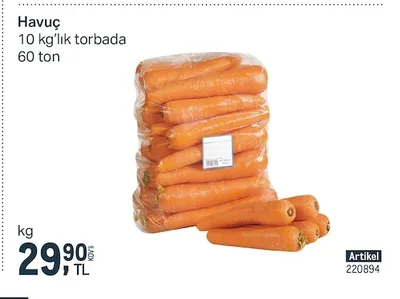 Havuç 10 Kg'Lık