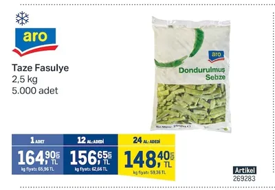 Aro Taze Fasulye 2,5 Kg