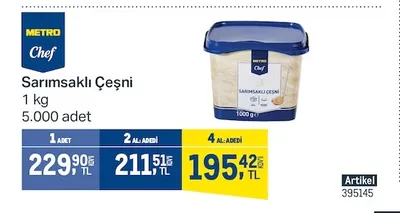 Metro Chef Sarımsaklı Çeşni 1 Kg