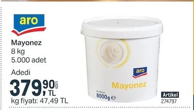Aro Mayonez 8 Kg