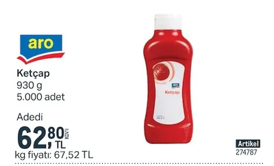 Aro Ketçap 930 G