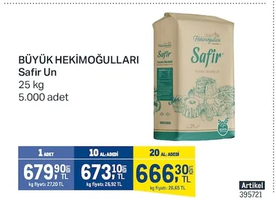 Büyük Heki̇Moğullari Safir Un 25 Kg