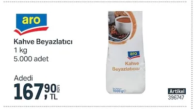 Aro Kahve Beyazlatıcı 1 Kg