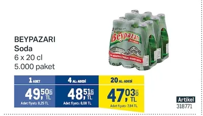 Beypazari Soda 6 X 20 Cl