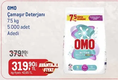 Omo Çamaşır Deterjanı 7.5 Kg