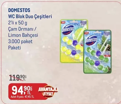 Domestos Wc Blok Duo Çeşitleri 2'Li X 50 G