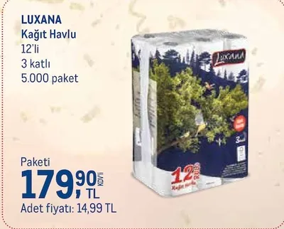 Luxana Kağıt Havlu 12'Li