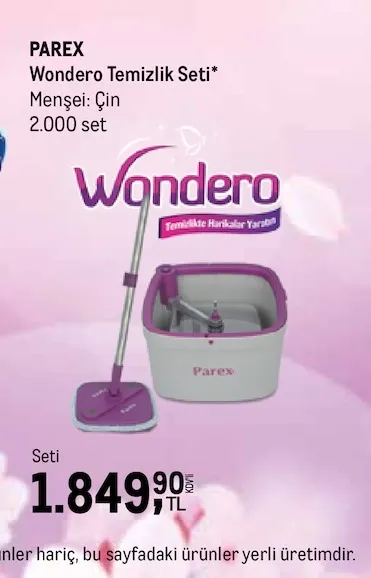 Parex Wondero Temizlik Seti