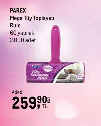 Parex Mega Tüy Toplayıcı Rulo 60 Yaprak