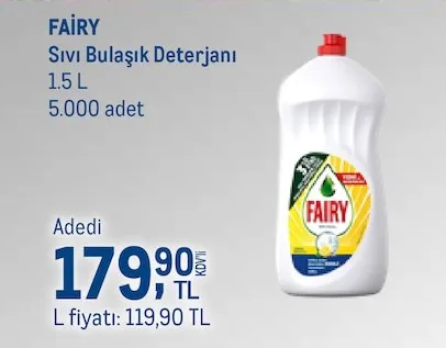 Fairy Sıvı Bulaşık Deterjanı 1.5 L