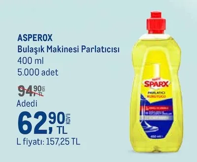Asperox Bulaşık Makinesi Parlatıcısı 400 Ml