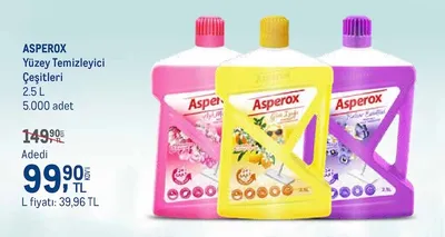 Asperox Yüzey Temizleyici Çeşitleri 2.5 L