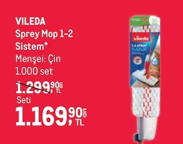 Vileda Sprey Mop 1-2 Sistem