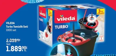 Vileda Turbo Temizlik Seti 1000 Set