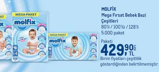 Molfix Mega Fırsat Bebek Bezi