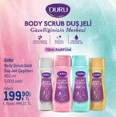 Duru Body Scrub Gold Duş Jeli Çeşitleri 450 Ml